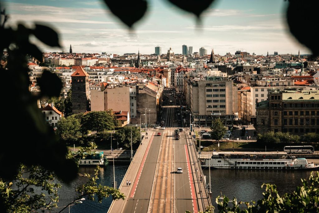 Looking South from Letna Park
